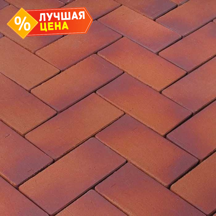 Клинкерная брусчатка Penter Oderland, 200x100x52 мм
